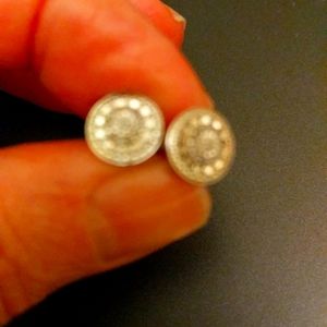 Diamond multi-halo stud earrings